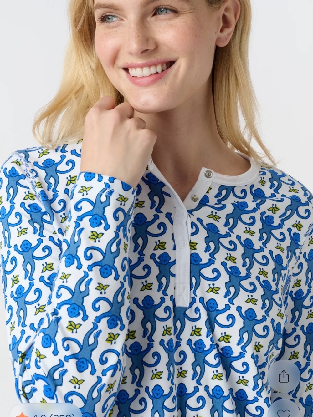 Roller Rabbit Monkey Pajamas - Picture 2 of 4